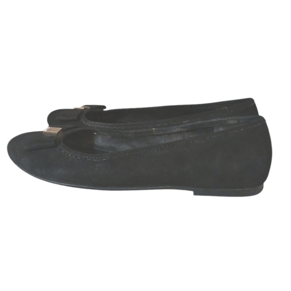 Ted Baker Black Micro Suede Ballet Flats Women's size 8.5 - Picture 7 of 10